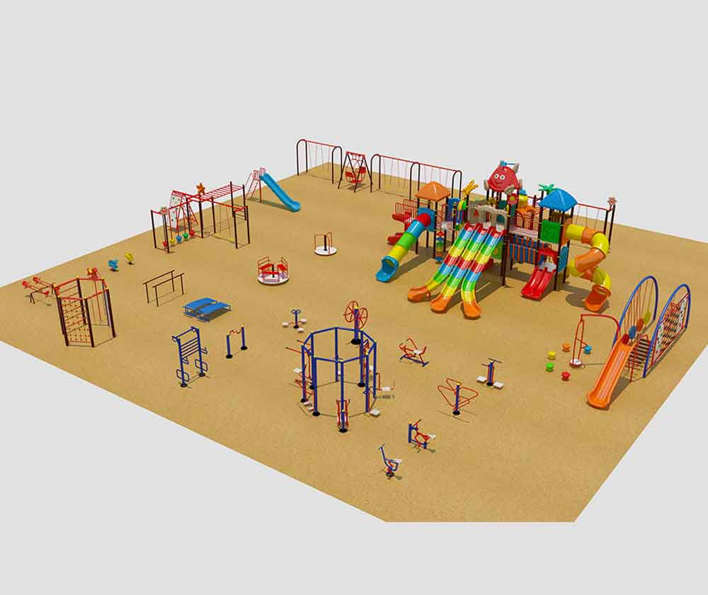 Outdoor Multiplay Set In Mau
